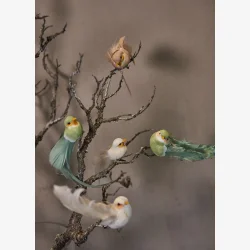 Speedtsberg - Fugl i polyskum m/klips, 16cm - Flere varianter 