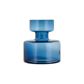 Lyngby Glas - Tubular vase 20cm. bl