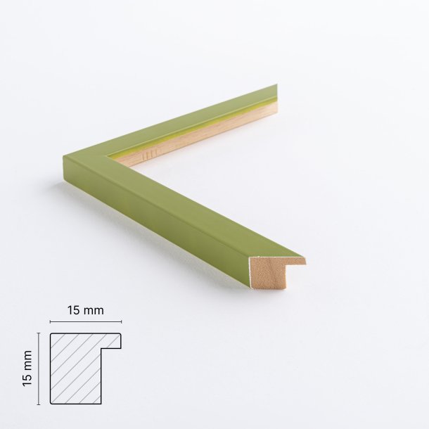 By ADJ - Trramme i massivt eg 21x269,7cm (A4), Lyse Grn