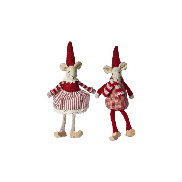 Speedtsberg - Nisse mus 'Noa &amp; Nelli' 14cm, 2 varianter 