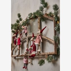 Speedtsberg - Nisse mus 'Noa &amp; Nelli' m. magnet 20cm, 2 varianter 