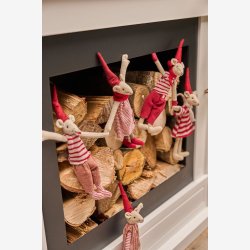 Speedtsberg - Nisse mus 'Noa &amp; Nelli' m. magnet 20cm, 2 varianter 