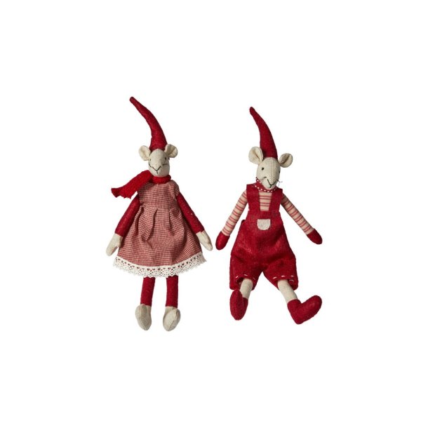 Speedtsberg - Nisse mus 'Noa &amp; Nelli' 20cm, 2 varianter 