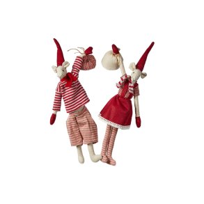 Speedtsberg - Nisse mus 'Noa & Nelli' m. sk 35cm, 2 varianter 