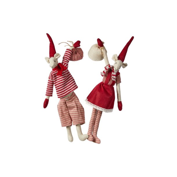 Speedtsberg - Nisse mus 'Noa &amp; Nelli' m. sk 35cm, 2 varianter 
