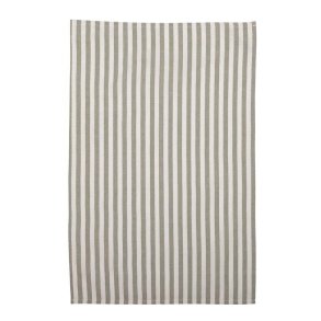 Fondaco - Viskestykke m/striber Gr�n