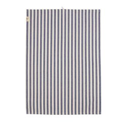 Fondaco - Viskestykke m/striber Denim
