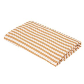 Fondaco - Akryldug m/striber Orange 145x250 cm.