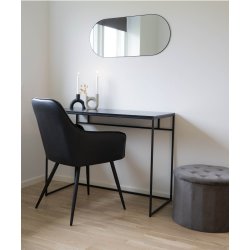 House Nordic - Vita skrivebord sort, 100x45x75 cm