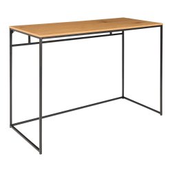 House Nordic - Vita skrivebord egetrslook, 100x45x75 cm