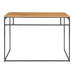 House Nordic - Vita skrivebord egetrslook, 100x45x75 cm