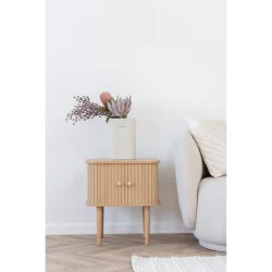 House Nordic - Nikko Hjrnebord, 2 lger, natur, 45x40x50,5 cm