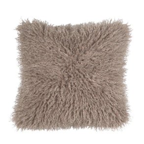 FONDACO - Pudebetrk Imiteret Tibetansk Freskind 48 x 48cm. Brun