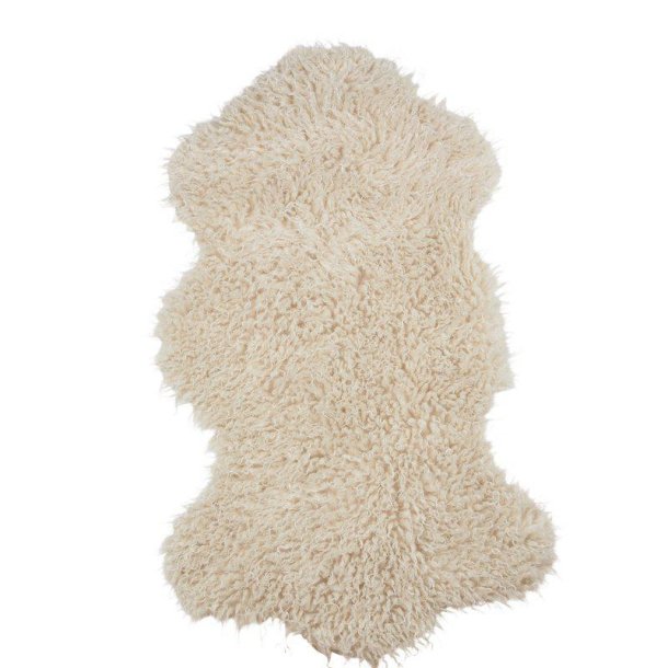 FONDACO - Freskinds Tppe Imiteret Tibetansk Freskind 50 x 90 cm. Offwhite