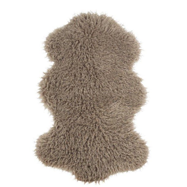 FONDACO - Freskinds Tppe Imiteret Tibetansk Freskind 50 x 90 cm. Brun