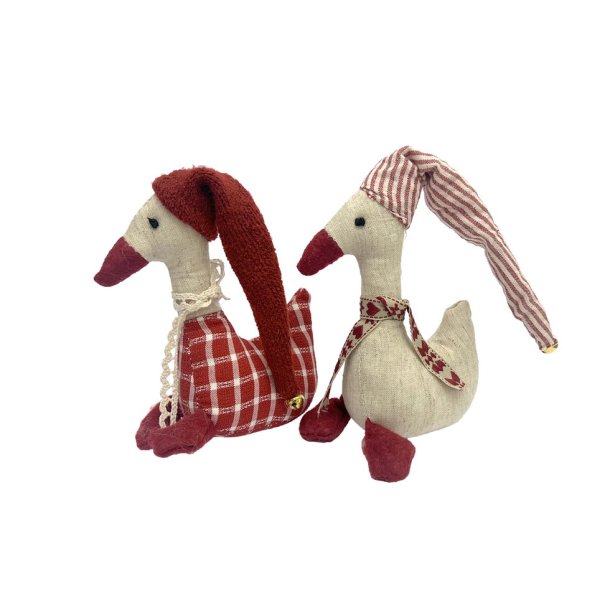 Speedtsberg - Julegs m. trklde og hue 11cm, Rd mix - flere varianter 