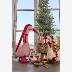 Speedtsberg - Julegs m. trklde og hue 16cm, Rd mix - flere varianter 