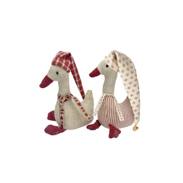 Speedtsberg - Julegs m. trklde og hue 16cm, Rd mix - flere varianter 