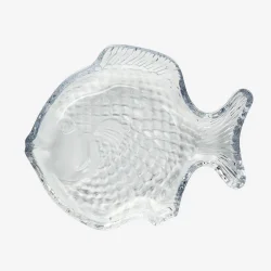 Madam Stoltz - Glasfad Fiskeform Klar 20 cm.