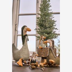 Speedtsberg - Julegs m. trklde 11cm, Beige og Grn - flere varianter