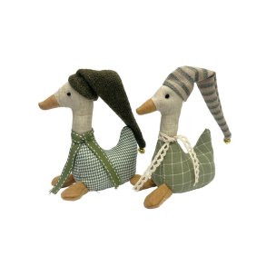 Speedtsberg - Julegs m. trklde 11cm, Beige og Grn - flere varianter