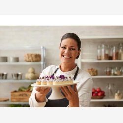 Blomsterbergs Kagefad Dia 30 x 10 cm Hvid