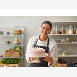 Blomsterbergs Kagefad Dia 30 x 10 cm Hvid