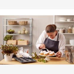 Blomsterbergs Kagefad Dia 30 x 10 cm Hvid