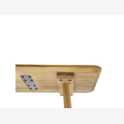 Villa Collection Bodo skrivebord/konsolbord naturolieret massiv egetr 100x44,5x73cm. 