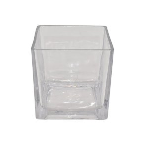 La Vida - Glasskjuler kube, stor 12x12cm.