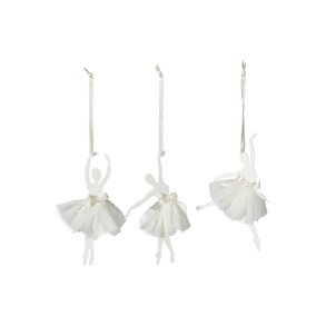 Speedtsberg - Ballerina ophng 10x1x17cm, Hvid - Flere varianter 