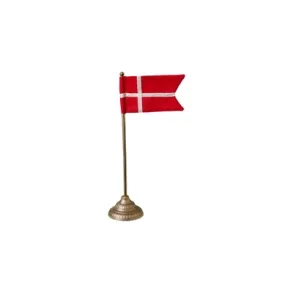 Speedtsberg - Bordflag m. Rillet Base - Dannebrog - H26 cm