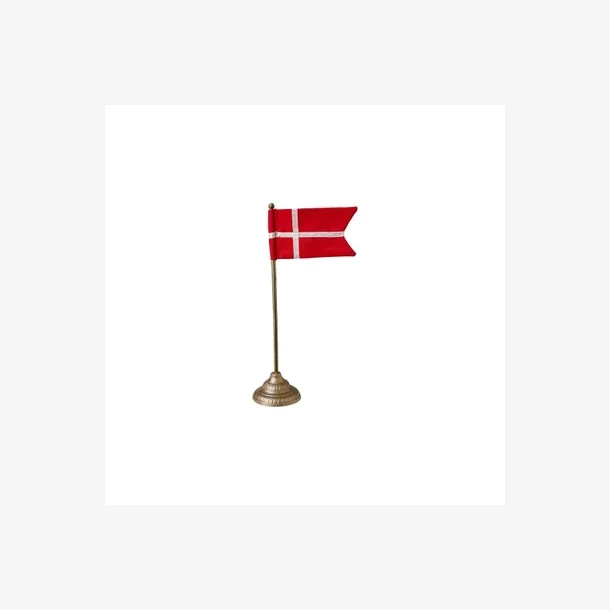 Speedtsberg - Bordflag m. Rillet Base - Dannebrog - H26 cm