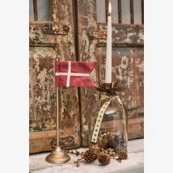 Speedtsberg - Bordflag m. Rillet Base - Dannebrog - H26 cm
