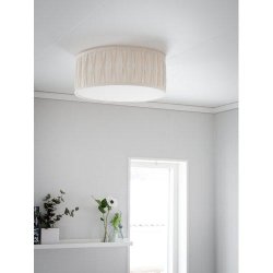 PR HOME - Pliss Stygn, Loftlampe, Offwhite, 45cm.