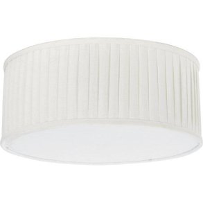 PR HOME - Pliss Offwhite, Loftlampe, 45cm.