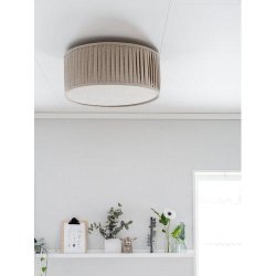 PR HOME - Pliss Natur, Loftlampe, 45cm.