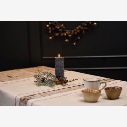 Speedtsberg - Grangren m/knogler, sne og glitter - st m/2 stk.  33cm