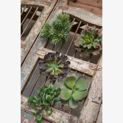 Speedtsberg - Kunstig fyrregren i plastik 25cm, Gr�n