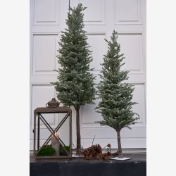 Speedtsberg - Kunstig Taks tr m. sne H97x30cm, Grn/Hvid