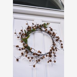 Speedtsberg - Krans m/Kogler : 60 cm. Brun 