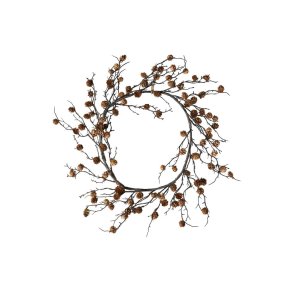 Speedtsberg - Krans m/Kogler : 60 cm. Brun 