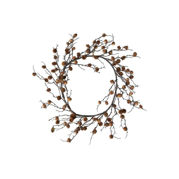 Speedtsberg - Krans m/Kogler : 60 cm. Brun 