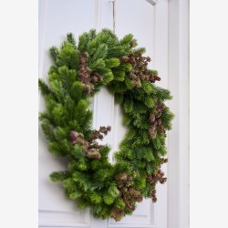 Speedtsberg -Krans i tyk kunstig gran 60cm, Grn 