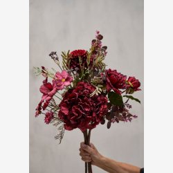 Speedtsberg - Kunstig Blomst Krysantemum stilk 60 cm, Mrkerd