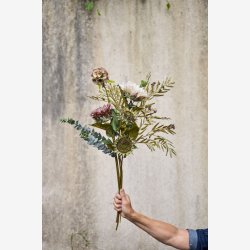 Speedtsberg - Kunstig Blomst Solsikke stilk 61 cm, Brun/Lilla