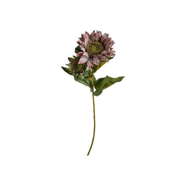 Speedtsberg - Kunstig Blomst Solsikke stilk 61 cm, Brun/Lilla