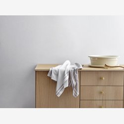 Sdahl Soft viskestykke hvid/beige 2 stk. 50x70cm.