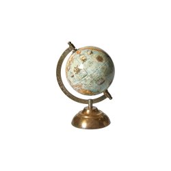 Speedtsberg - Globus m/Messing fod H: 21 : 12 cm Bl