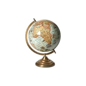 Speedtsberg - Globus m/Messing fod H: 38 : 25 cm, Bl